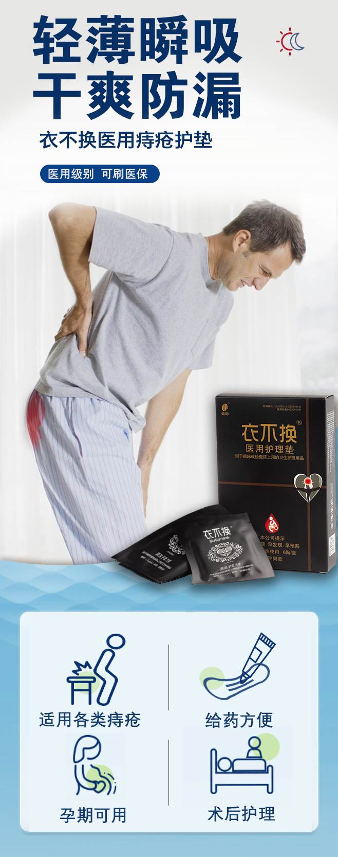 为什么痔疮术后要选择使用痔疮护垫？(图1)